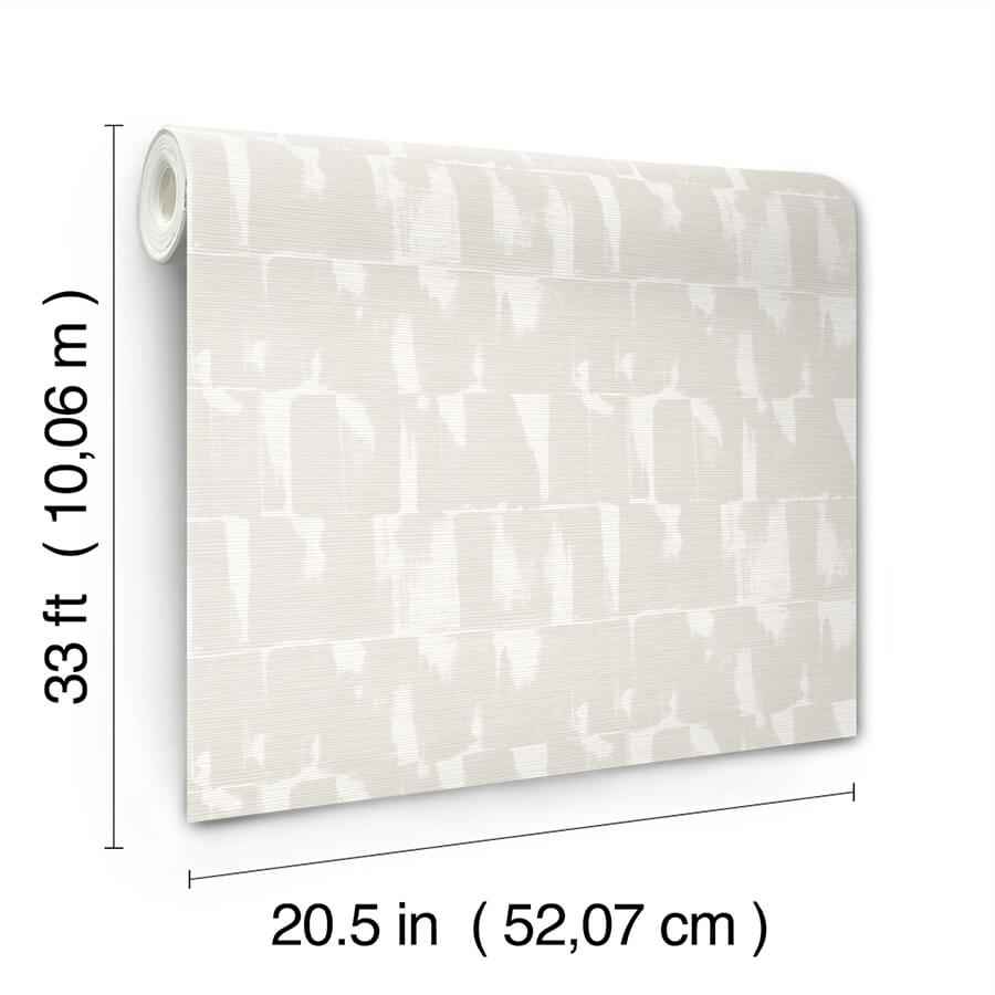 Bancroft Dove Artistic Stripe Wallpaper - York Wallcoverings - 4122-27024 - York Wallcoverings Wallpaper