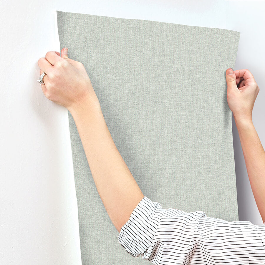 lawndale-sage-textured-pinstripe-wallpaper-york-wallcoverings-4122-27029 - York Wallcoverings Wallpaper