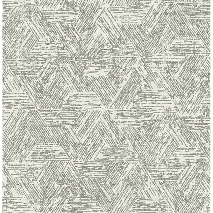 retreat-charcoal-quilted-geometric-wallpaper-york-wallcoverings-4122-27031 - York Wallcoverings Wallpaper
