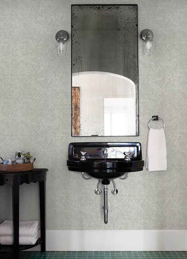 retreat-grey-quilted-geometric-wallpaper-york-wallcoverings-4122-27034 - York Wallcoverings Wallpaper