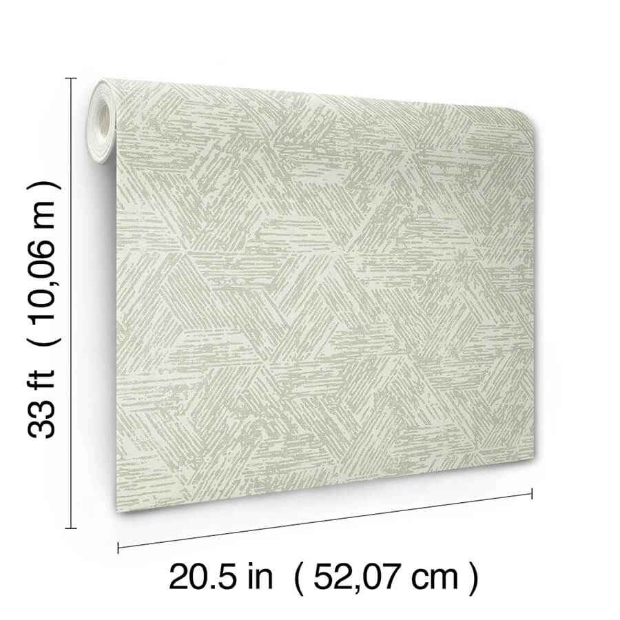 Retreat Sea Green Quilted Geometric Wallpaper - York Wallcoverings - 4122-27035 - York Wallcoverings Wallpaper