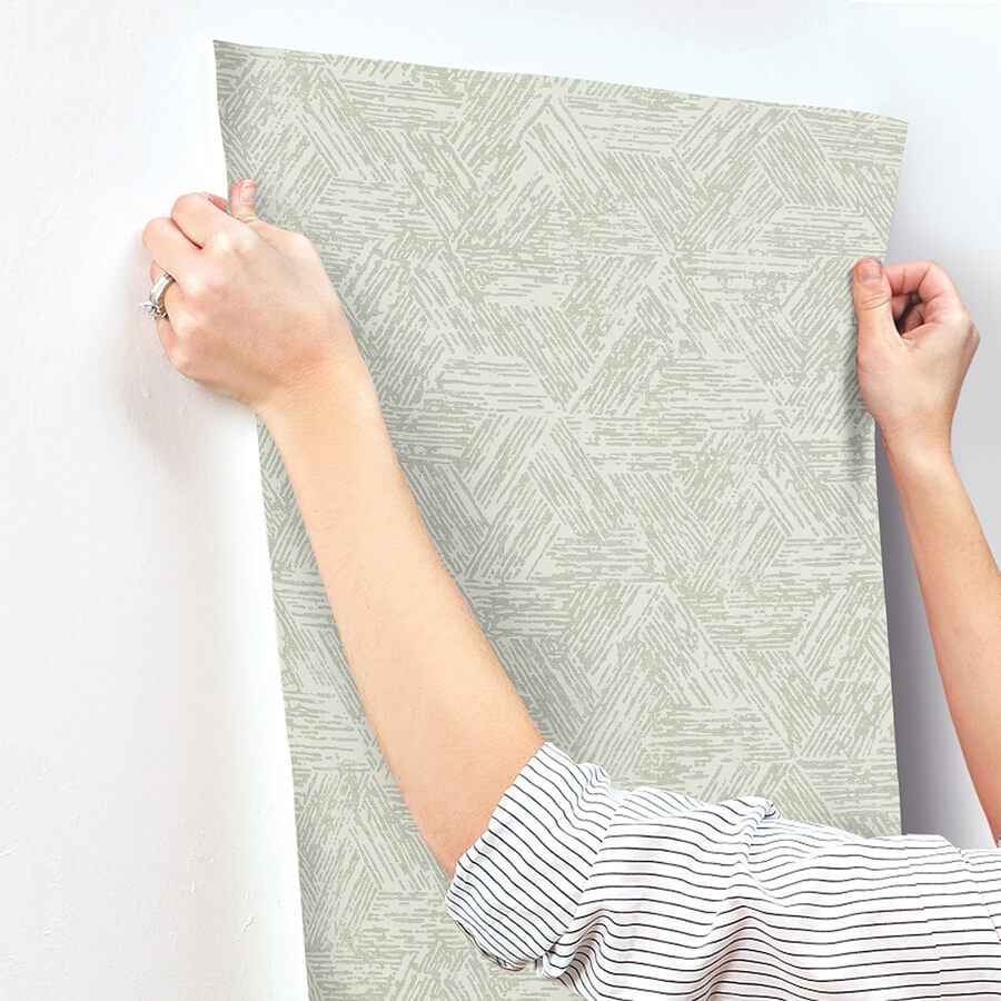 retreat-sea-green-quilted-geometric-wallpaper-york-wallcoverings-4122-27035 - York Wallcoverings Wallpaper