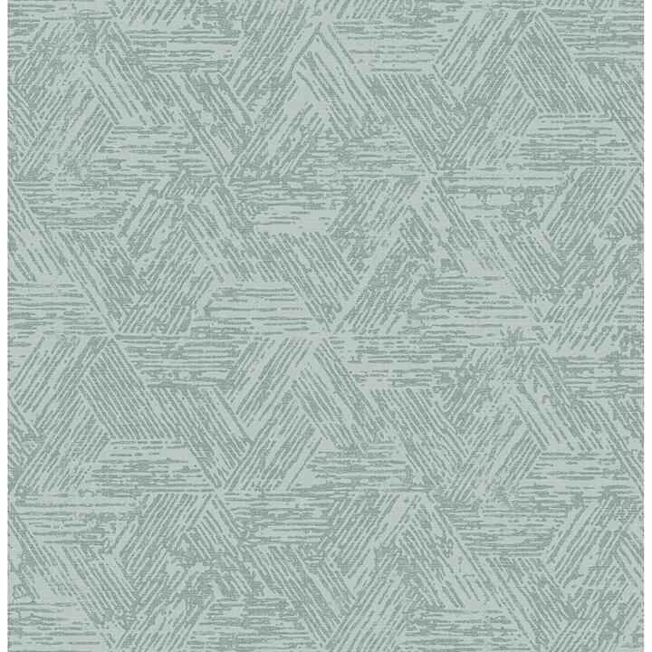 retreat-denim-quilted-geometric-wallpaper-york-wallcoverings-4122-27036 - York Wallcoverings Wallpaper