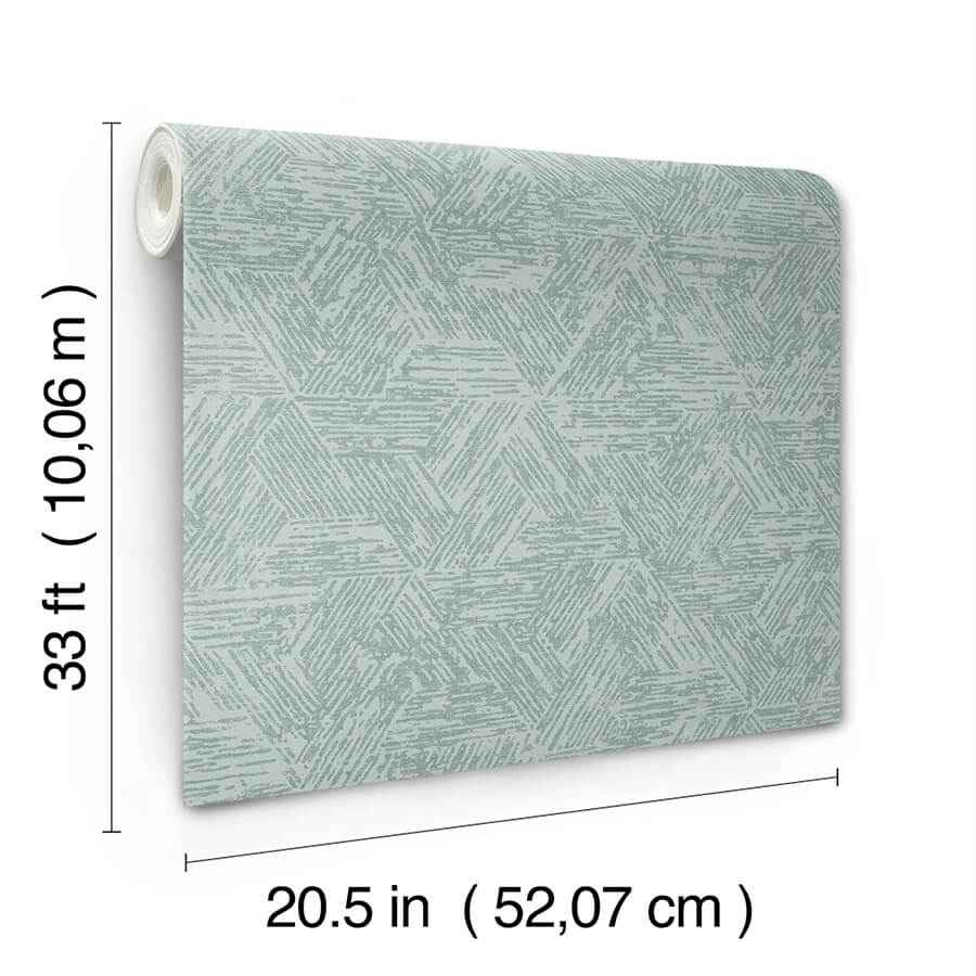 retreat-denim-quilted-geometric-wallpaper-york-wallcoverings-4122-27036 - York Wallcoverings Wallpaper