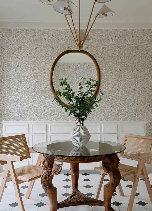 divine-grey-abstract-medallion-wallpaper-york-wallcoverings-4122-27038 - York Wallcoverings Wallpaper