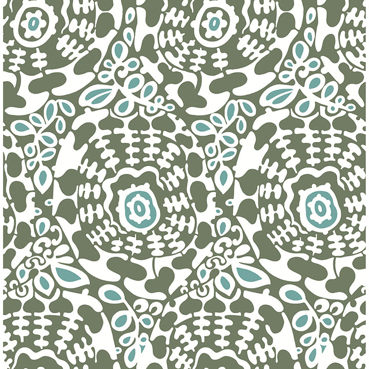 divine-green-abstract-medallion-wallpaper-york-wallcoverings-4122-27040
