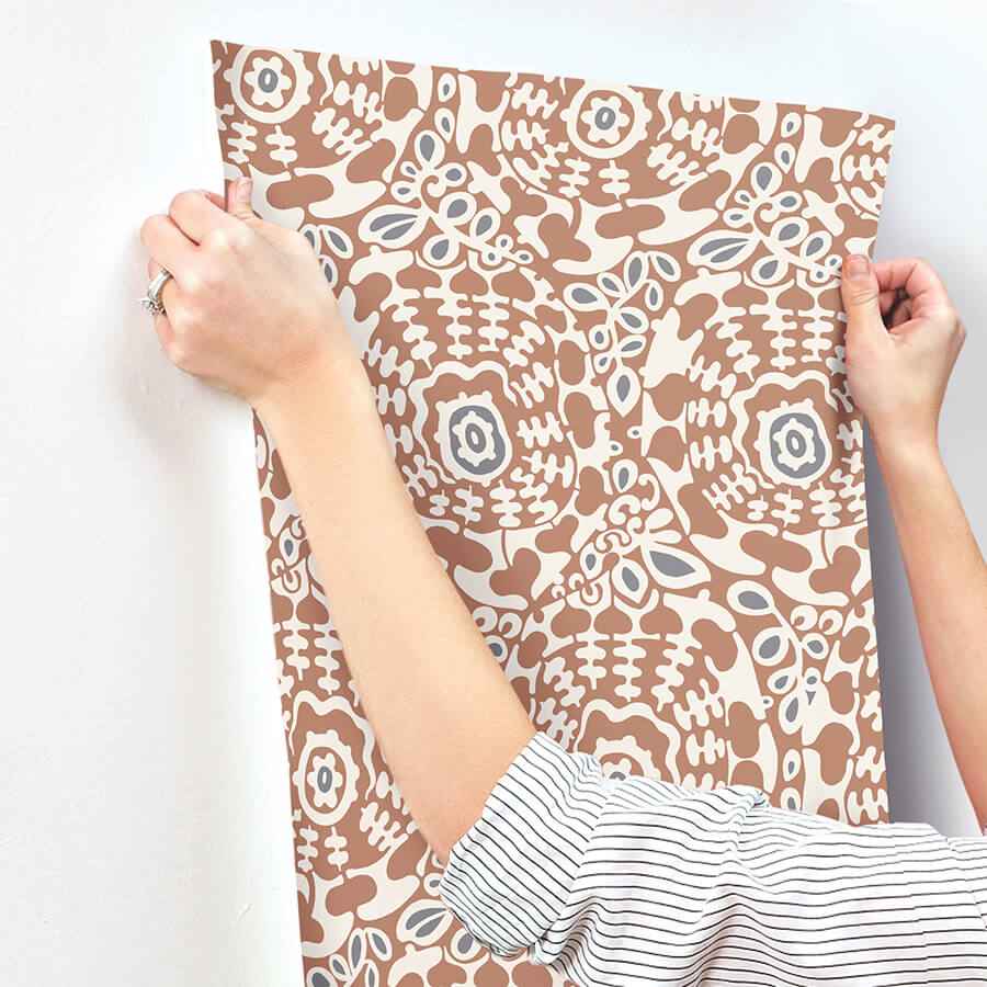 divine-rust-abstract-medallion-wallpaper-york-wallcoverings-4122-27041 - York Wallcoverings Wallpaper