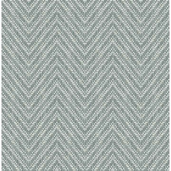 Glynn Denim Chevron Wallpaper - York Wallcoverings - 4122-27044 - York Wallcoverings Wallpaper
