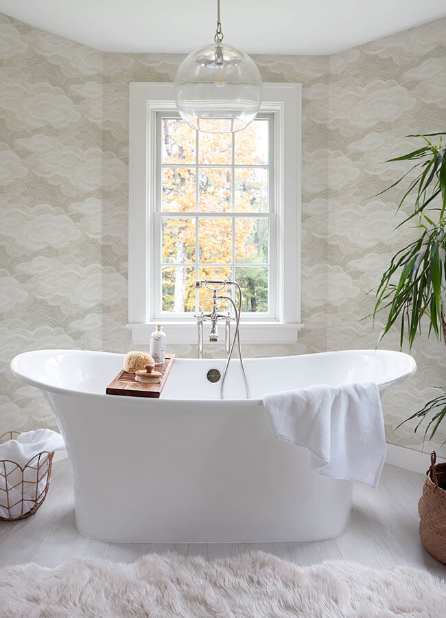 vision-pearl-stipple-clouds-wallpaper-york-wallcoverings-4122-72405 - York Wallcoverings Wallpaper