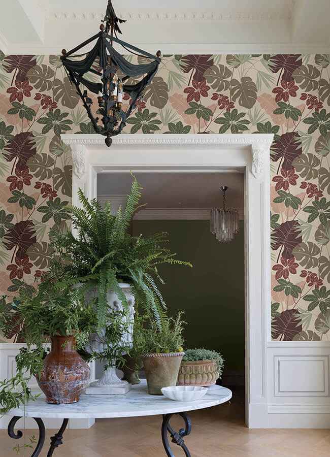 medellin-neutral-rainforest-floor-wallpaper-york-wallcoverings-4122-72408 - York Wallcoverings Wallpaper