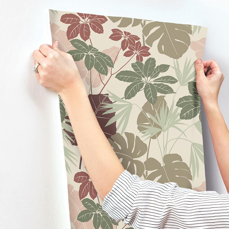 medellin-neutral-rainforest-floor-wallpaper-york-wallcoverings-4122-72408 - York Wallcoverings Wallpaper