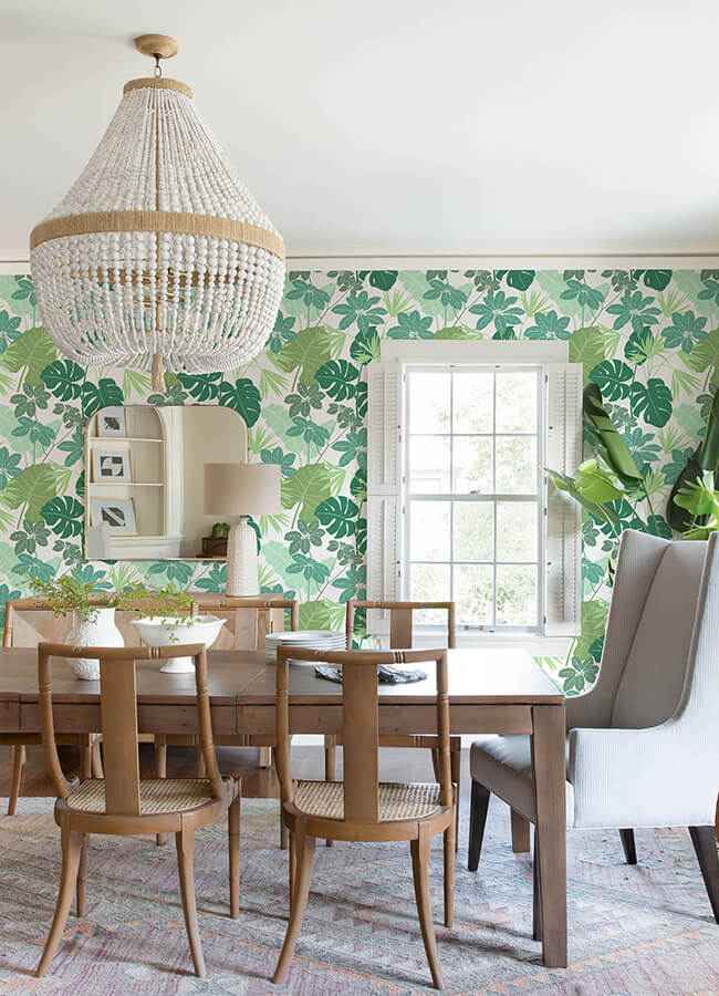 Medellin Green Rainforest Floor Wallpaper - York Wallcoverings - 4122-72409 - York Wallcoverings Wallpaper