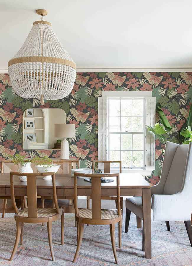 medellin-black-rainforest-floor-wallpaper-york-wallcoverings-4122-72410 - York Wallcoverings Wallpaper