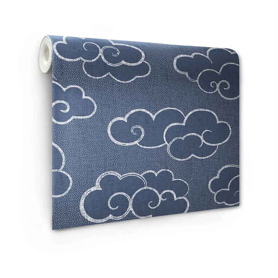 Navy Alto Peel and Stick Wallpaper - York Wallcoverings - NUS4981 - York Wallcoverings Wallpaper