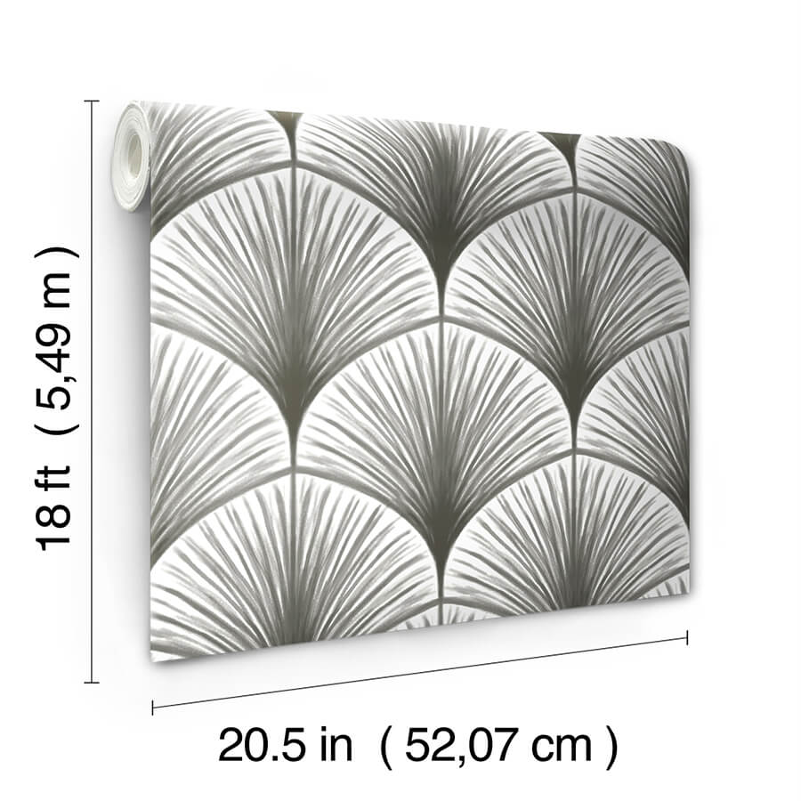 grey-amari-peel-and-stick-wallpaper-york-wallcoverings-nus4985 - York Wallcoverings Wallpaper