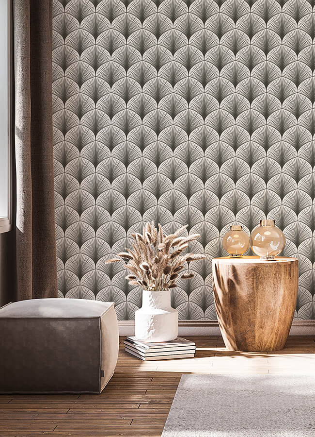 grey-amari-peel-and-stick-wallpaper-york-wallcoverings-nus4985 - York Wallcoverings Wallpaper