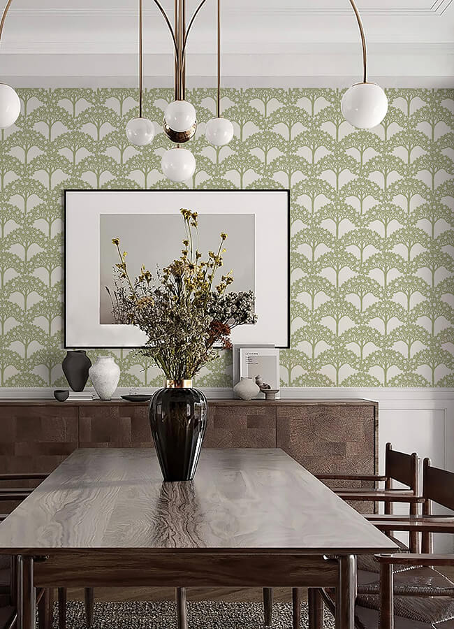 green-finley-peel-and-stick-wallpaper-york-wallcoverings-nus4987 - York Wallcoverings Wallpaper