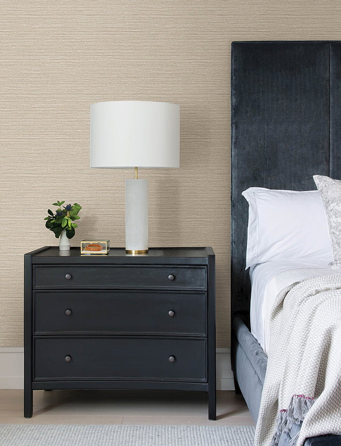 hazen-taupe-shimmer-stripe-wallpaper-york-wallcoverings-4144-9137 - York Wallpaper Wallpaper