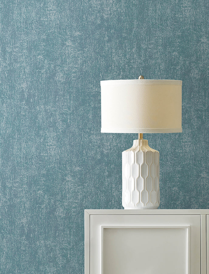 edmore-denim-faux-suede-wallpaper-york-wallcoverings-4144-9163 - York Wallpaper Wallpaper