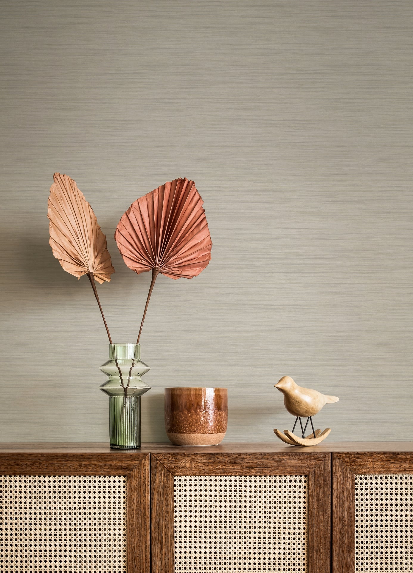 barnaby-light-grey-faux-grasscloth-wallpaper-york-wallcoverings-4157-25965 - York Wallpaper Wallpaper