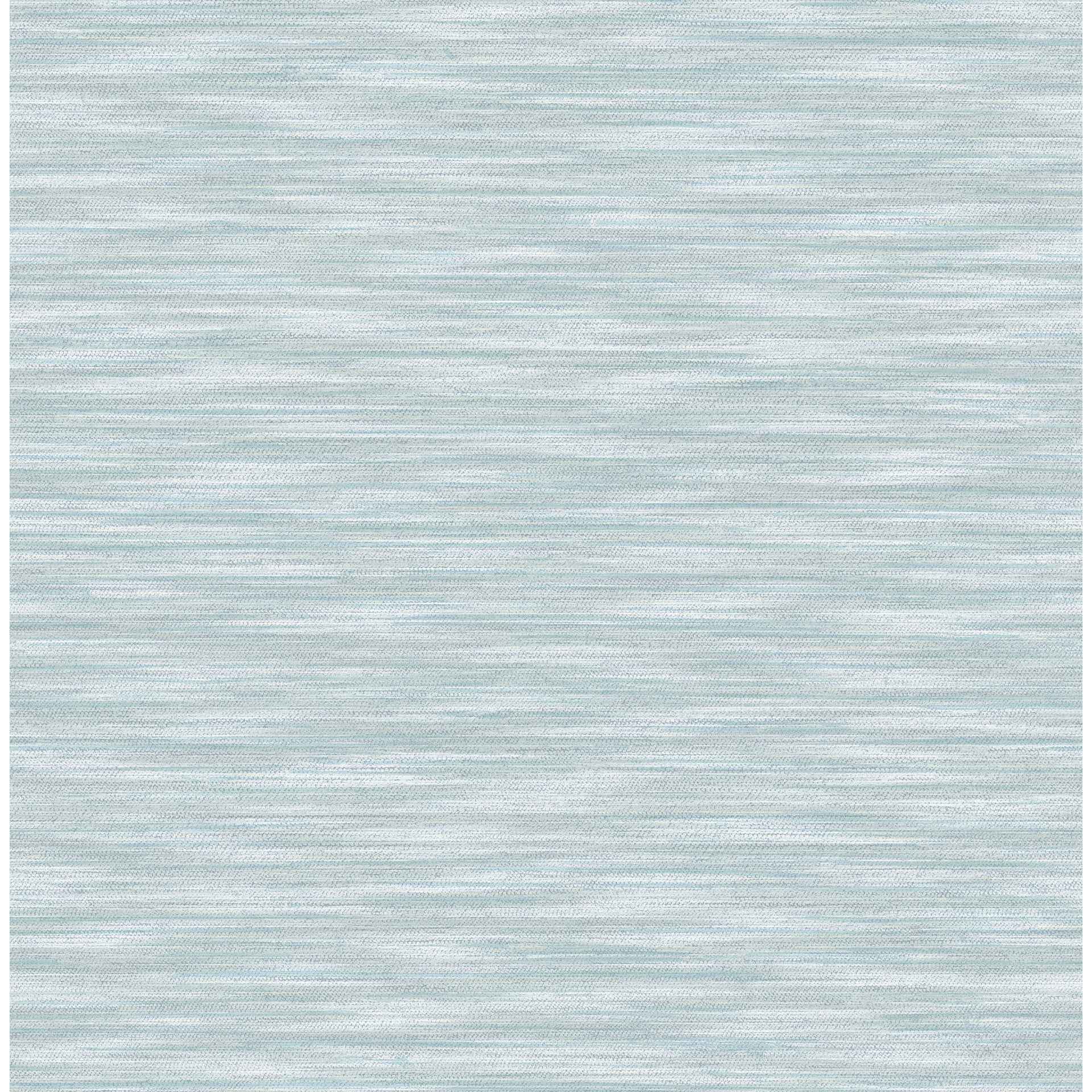 Benson Light Blue Faux Fabric Wallpaper - York Wallcoverings - 4157-26153
