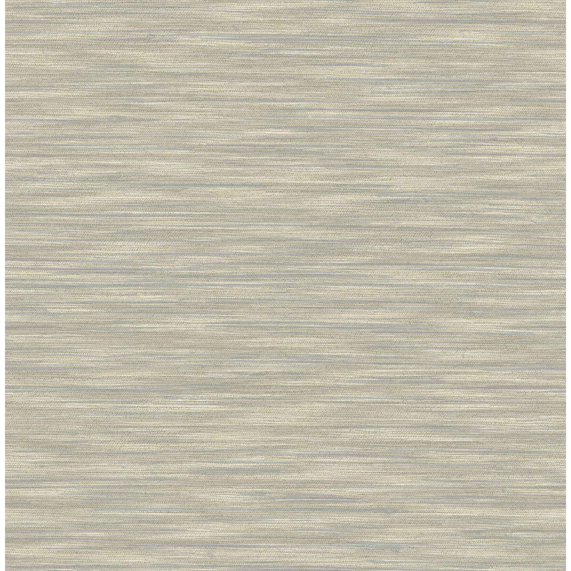 Benson Taupe Faux Fabric Wallpaper - York Wallcoverings - 4157-26155 - York Wallcoverings Wallpaper