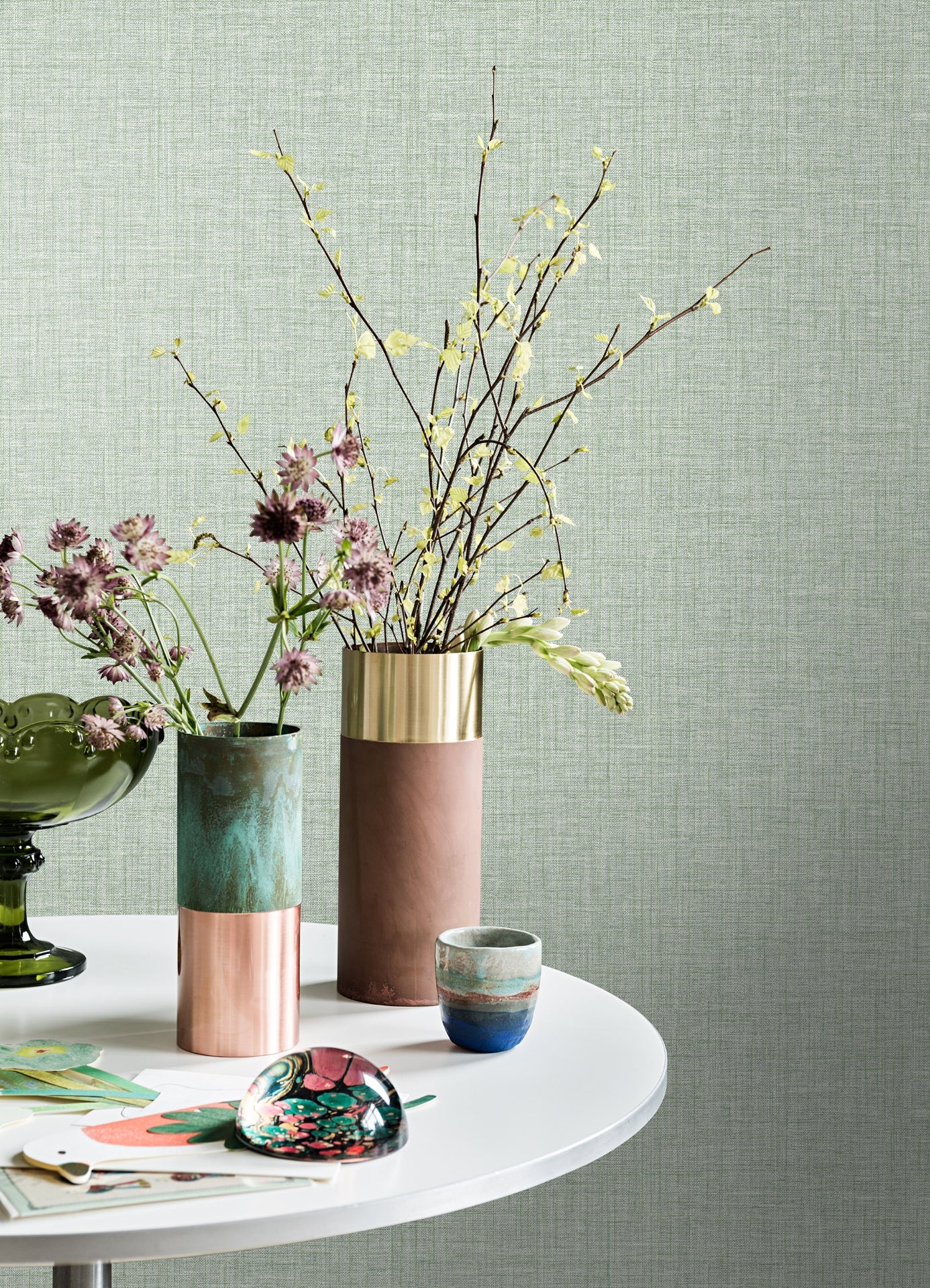 lanister-green-texture-wallpaper-york-wallcoverings-4157-26235 - York Wallcoverings Wallpaper