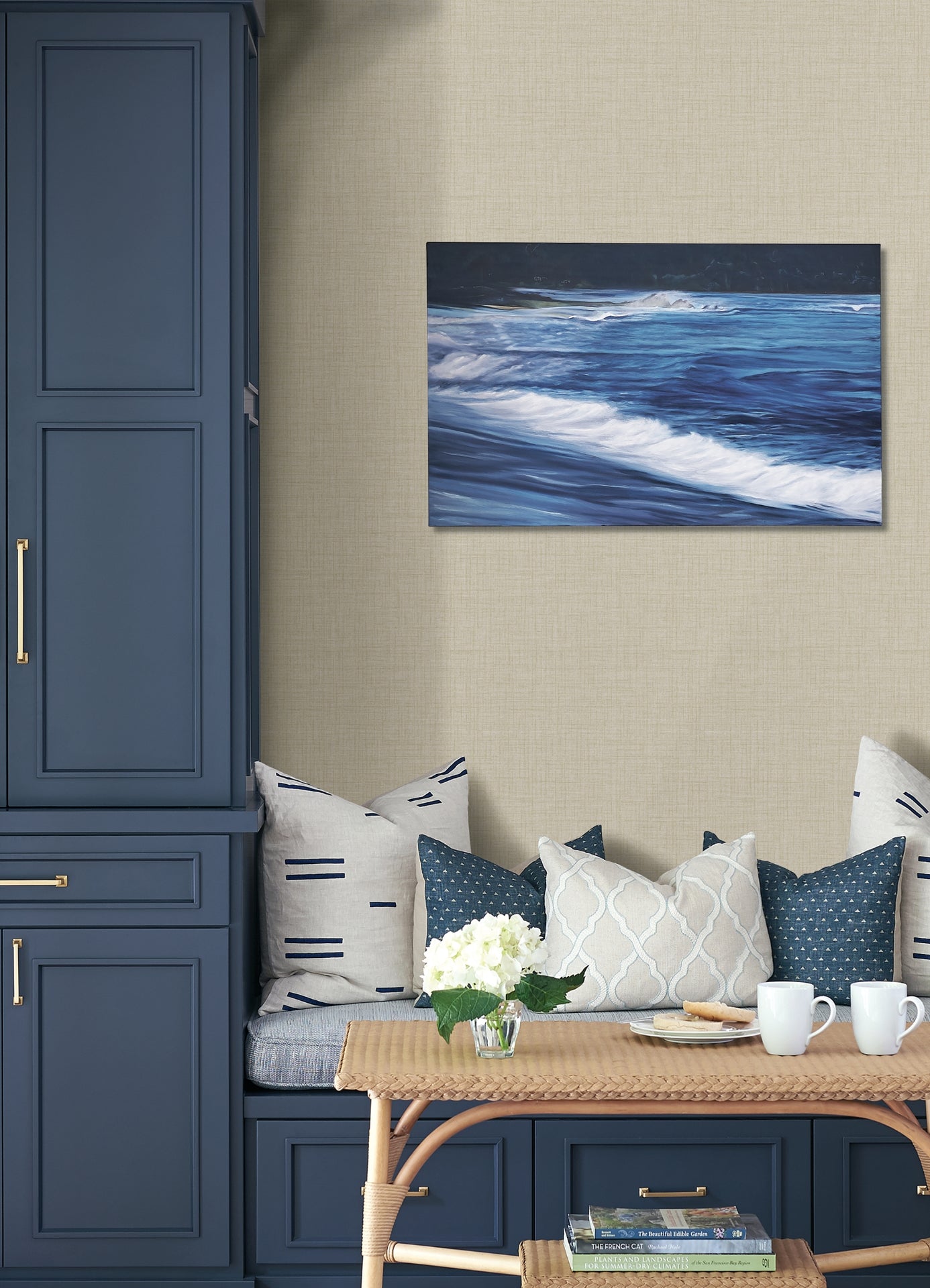 lanister-cream-texture-wallpaper-york-wallcoverings-4157-26499 - York Wallpaper Wallpaper