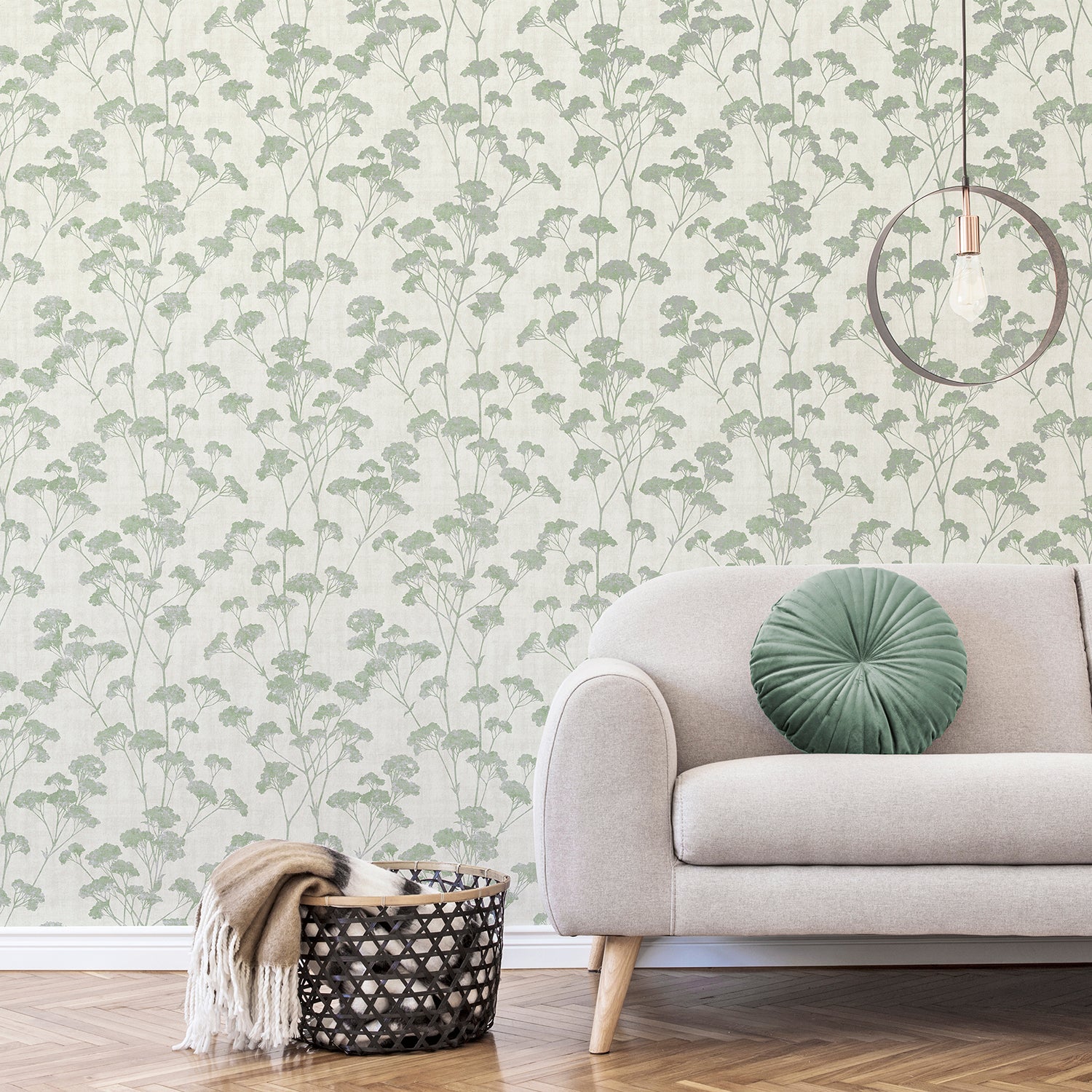 sprig-green-trail-wallpaper-york-wallcoverings-4157-m1538 - York Wallpaper Wallpaper