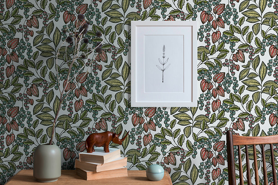 leif-white-vine-trail-wallpaper-york-wallcoverings-as377545 - York Wallcoverings Wallpaper