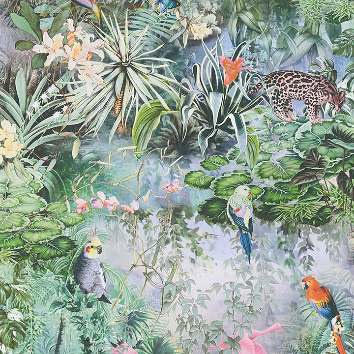 cordian-sky-blue-rainforest-landscape-wallpaper-york-wallcoverings-as381792 - York Wallcoverings Wallpaper