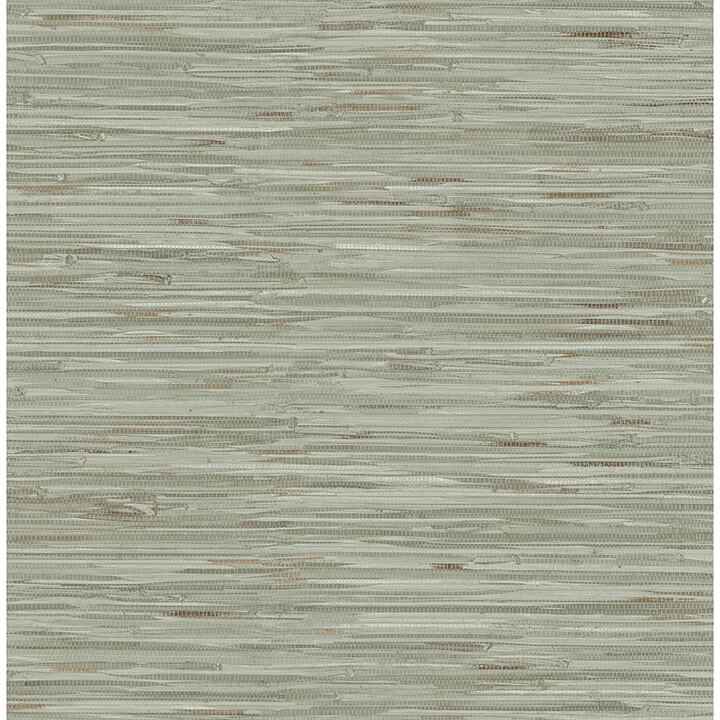 Green Grassweave Peel and Stick Wallpaper - York Wallcoverings - NUS4993 - York Wallcoverings Wallpaper