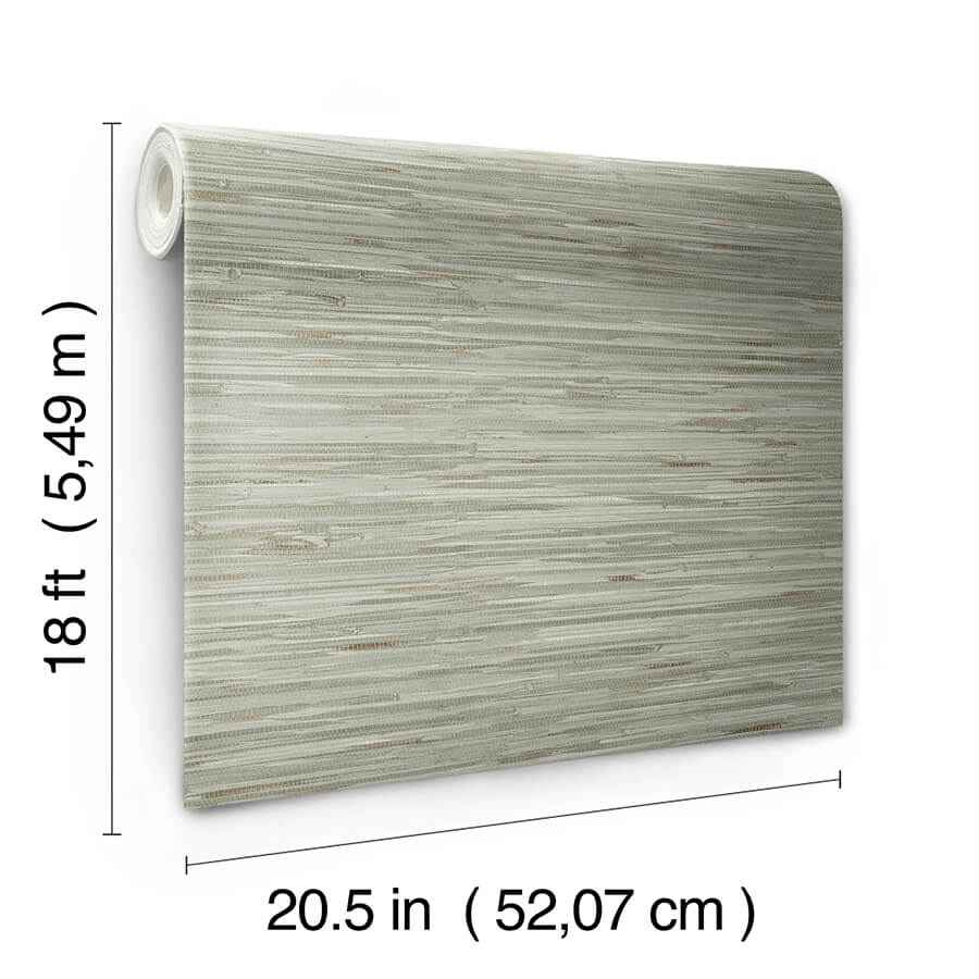 Green Grassweave Peel and Stick Wallpaper - York Wallcoverings - NUS4993 - York Wallcoverings Wallpaper