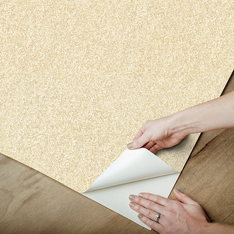 yellow-ashland-peel-and-stick-wallpaper-york-wallcoverings-nus5004 - York Wallcoverings Wallpaper
