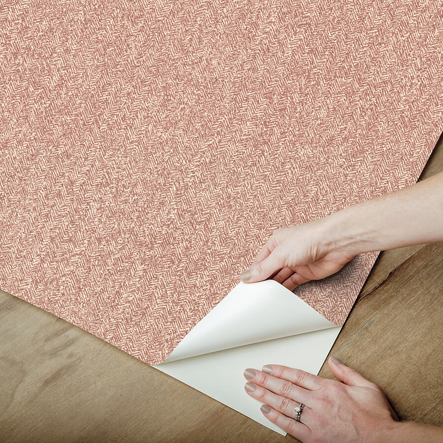 terracotta-ashland-peel-and-stick-wallpaper-york-wallcoverings-nus5005 - York Wallcoverings Wallpaper