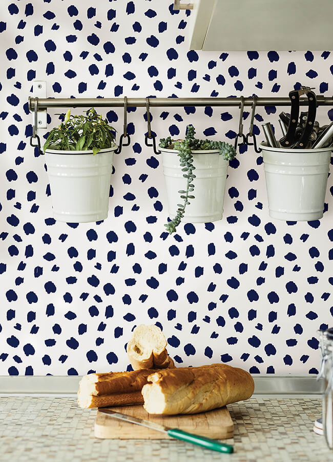 polka-dot-spot-the-fun-polka-dots-peel-and-stick-wallpaper-york-wallcoverings-pp4700 - York Wallcoverings Wallpaper