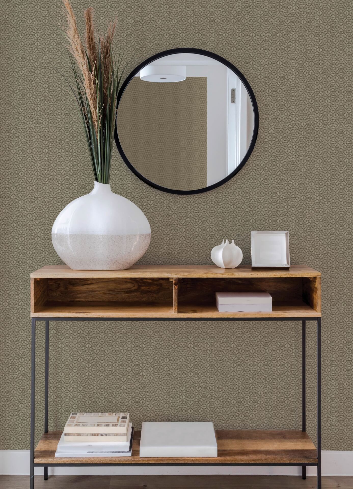hui-beige-paper-weave-wallpaper-york-wallcoverings-2923-88043 - York Wallcoverings Wallpaper