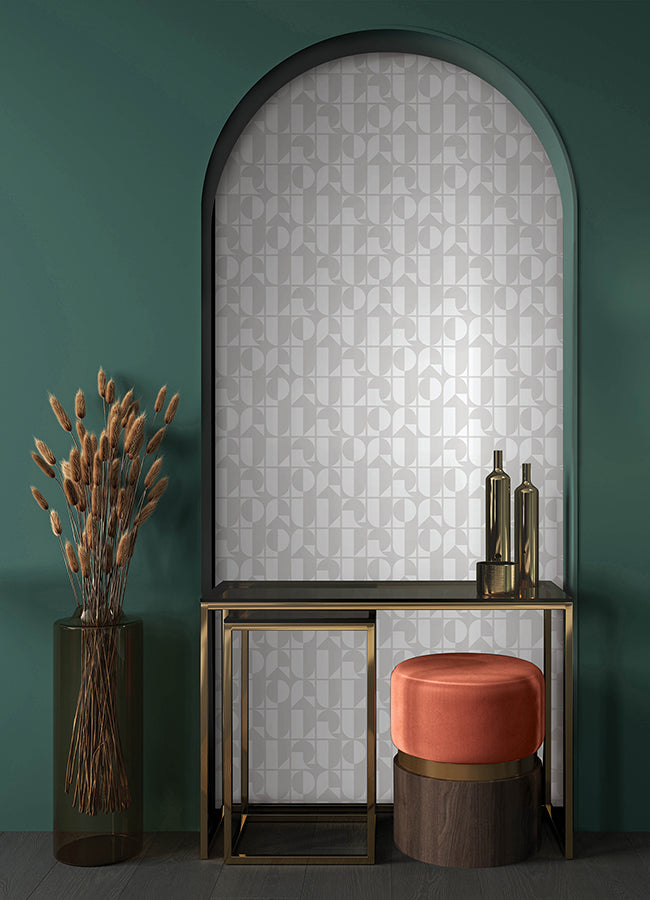 ghost-grey-rudeco-peel-and-stick-wallpaper-york-wallcoverings-rps6140 - York Wallcoverings Wallpaper