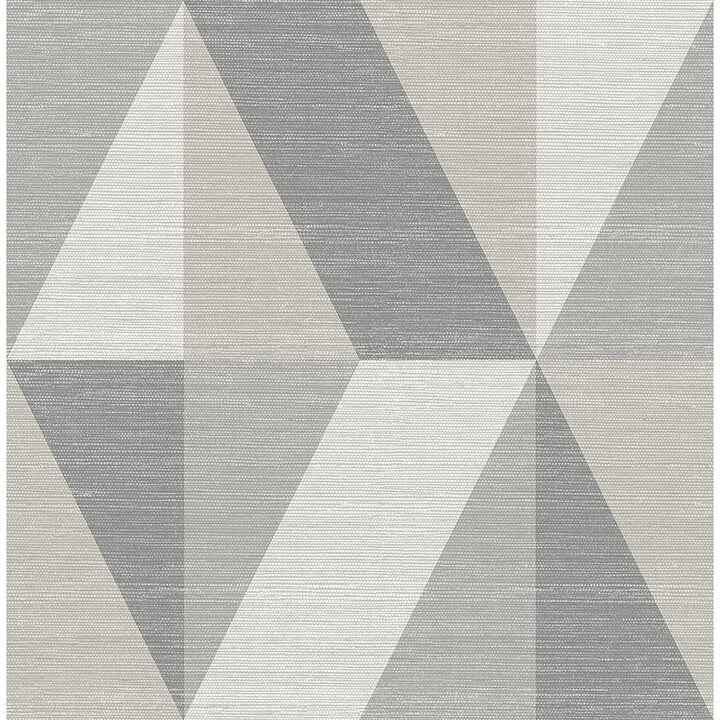 winslow-stone-geometric-faux-grasscloth-wallpaper-york-wallcoverings-4141-27107 - York Wallcoverings Wallpaper