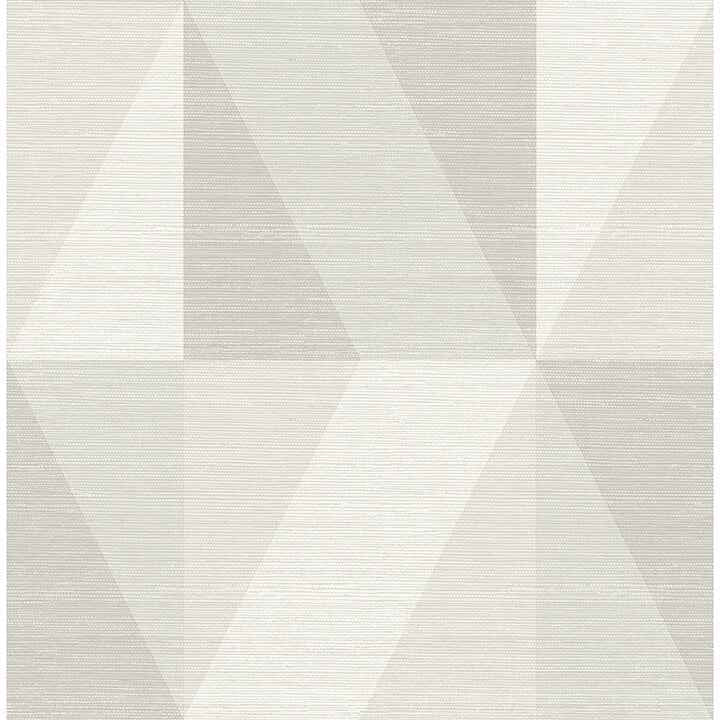 Winslow Bone Geometric Faux Grasscloth Wallpaper - York Wallcoverings - 4141-27108 - York Wallcoverings Wallpaper