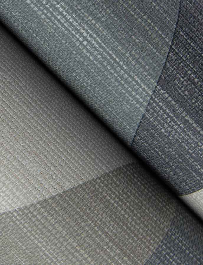 Winslow Slate Geometric Faux Grasscloth Wallpaper - York Wallcoverings - 4141-27109 - York Wallcoverings Wallpaper