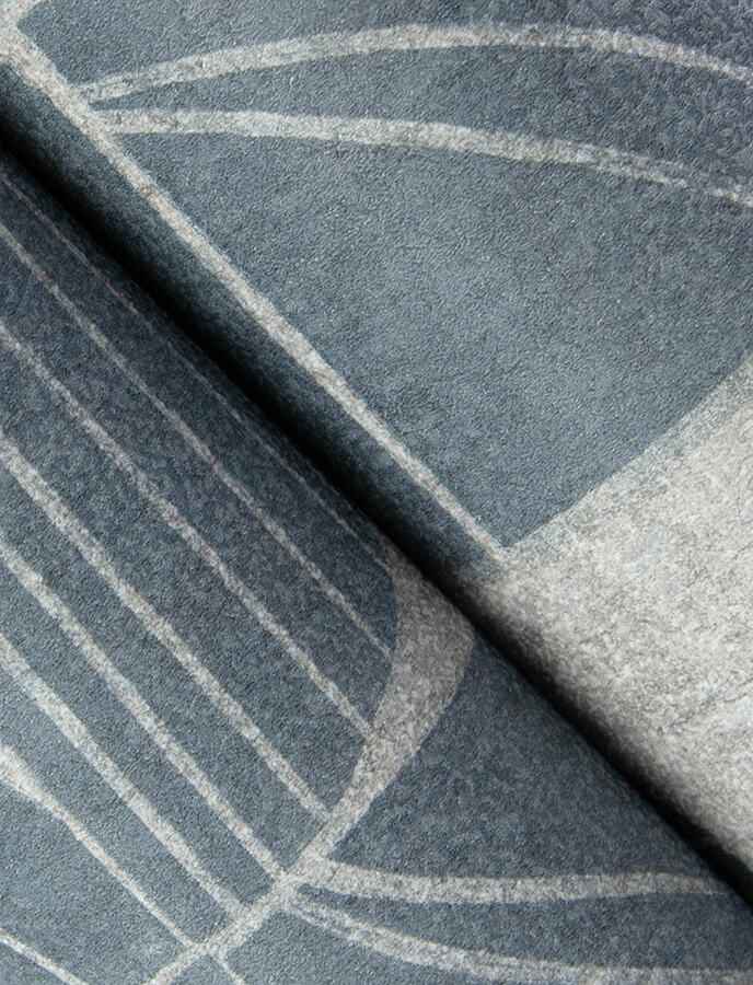 baxter-denim-semicircle-mosaic-wallpaper-york-wallcoverings-4141-27112 - York Wallcoverings Wallpaper