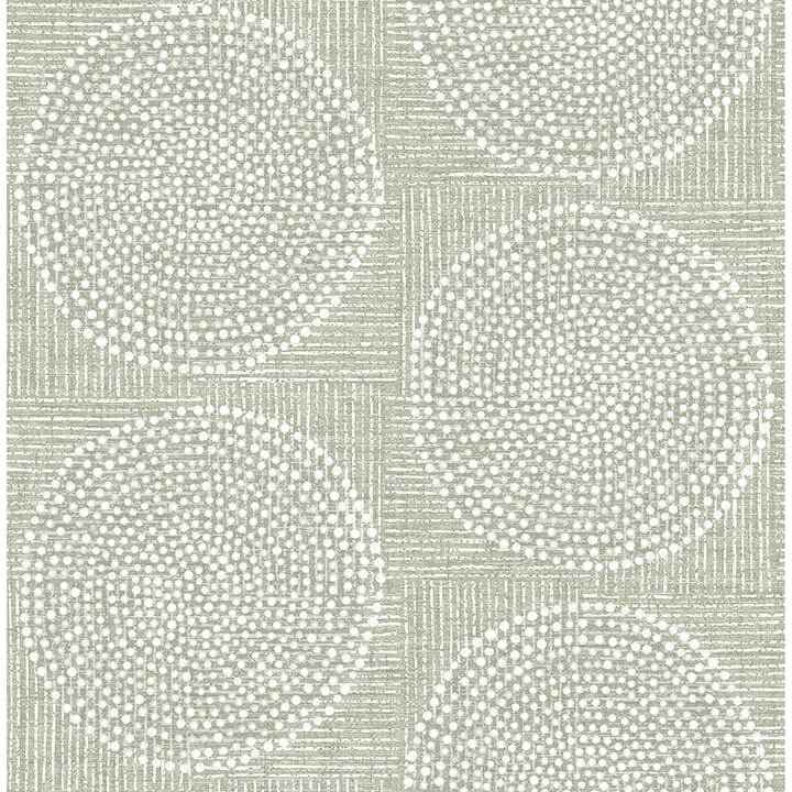 Salma Sage Medallion Wallpaper - York Wallcoverings - 4141-27122