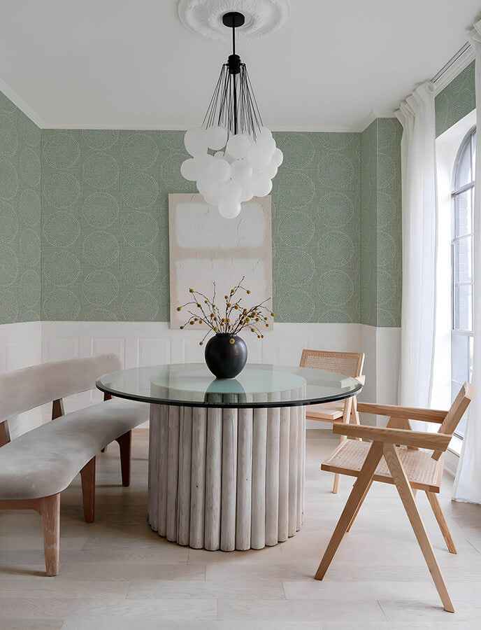 salma-sage-medallion-wallpaper-york-wallcoverings-4141-27122 - York Wallcoverings Wallpaper