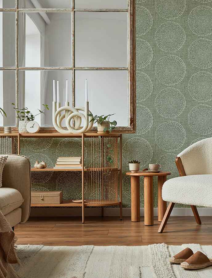 salma-sage-medallion-wallpaper-york-wallcoverings-4141-27122 - York Wallcoverings Wallpaper