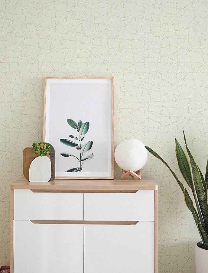 alcott-cream-dotted-wallpaper-york-wallcoverings-4141-27127 - York Wallcoverings Wallpaper