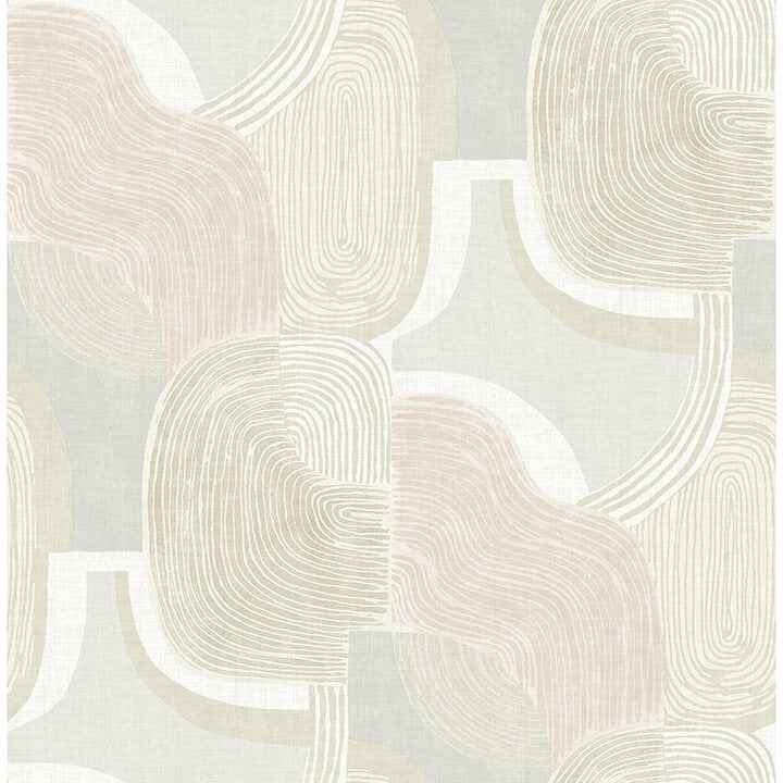 hollace-mauve-geometric-wallpaper-york-wallcoverings-4141-27130 - York Wallcoverings Wallpaper