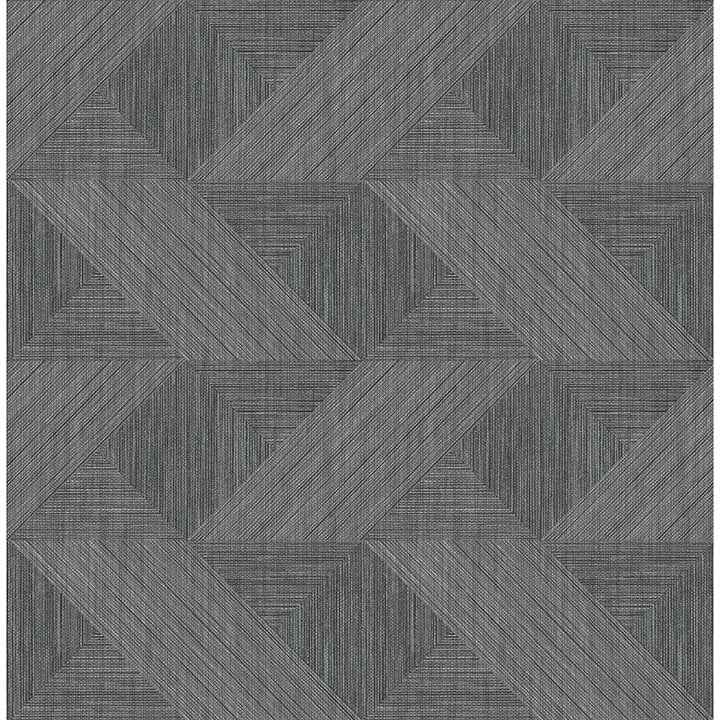 Presley Black Tessellation Wallpaper - York Wallcoverings - 4141-27133 - York Wallcoverings Wallpaper
