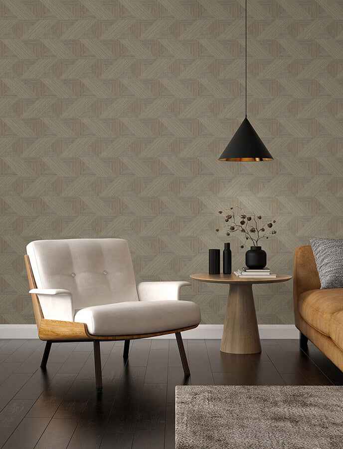 presley-coffee-tessellation-wallpaper-york-wallcoverings-4141-27134 - York Wallcoverings Wallpaper