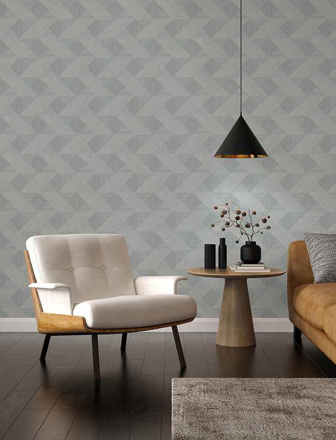 presley-light-blue-tessellation-wallpaper-york-wallcoverings-4141-27137 - York Wallcoverings Wallpaper